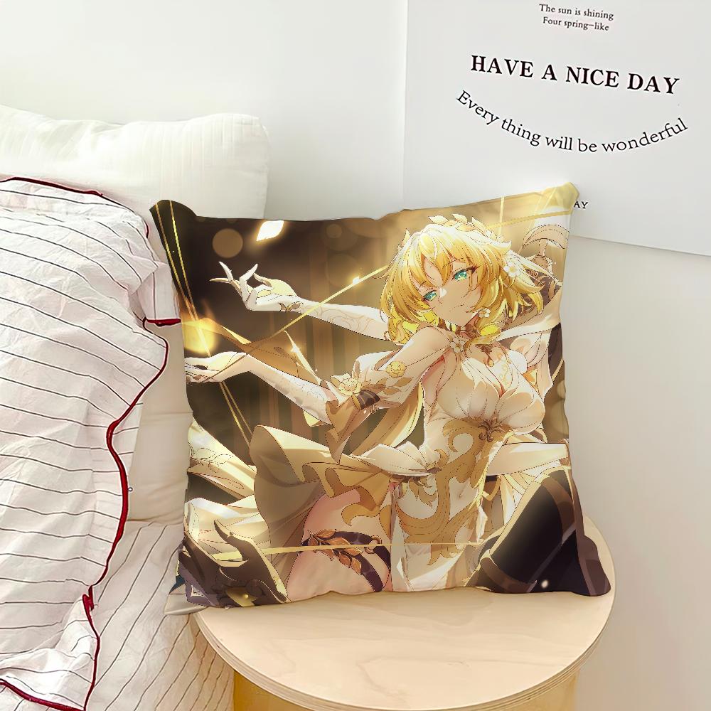 

игра Honkai Star Rail Аглая Агуллайя наволочка мягкая наволочка для дивана гостиной домашнего офиса декор защитные чехлы 30x30CM(12x12in)