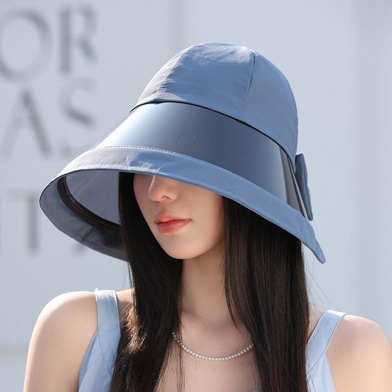 New Summer Sun Hat Children's Fashion Versatile Lenses Large Brim Sun Hat Outdoor Cycling Sun Protection Bucket Hat
