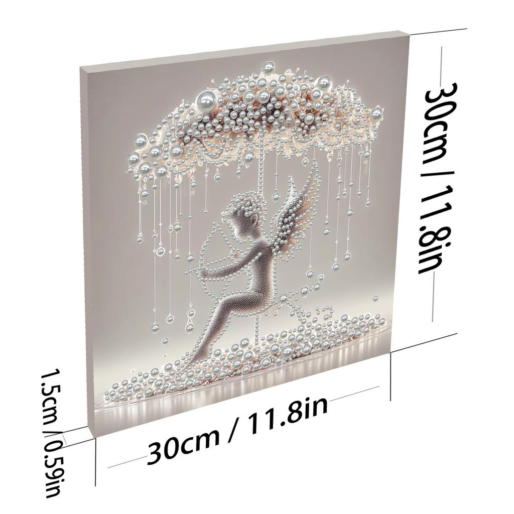 Kompletní 5D malířské sady s diamantovou výšivkou pro dospělé Elegantní dáma Křišťálová malba kamínky pro domácí dekoraci stěny Umělecký dárek 30x30cm