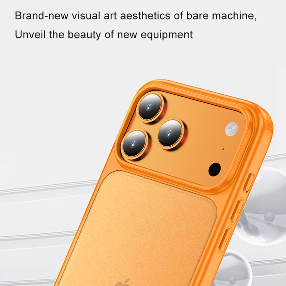 For iPhone 17 Pro Max Case PC + TPU Phone Cover Airbag Protection