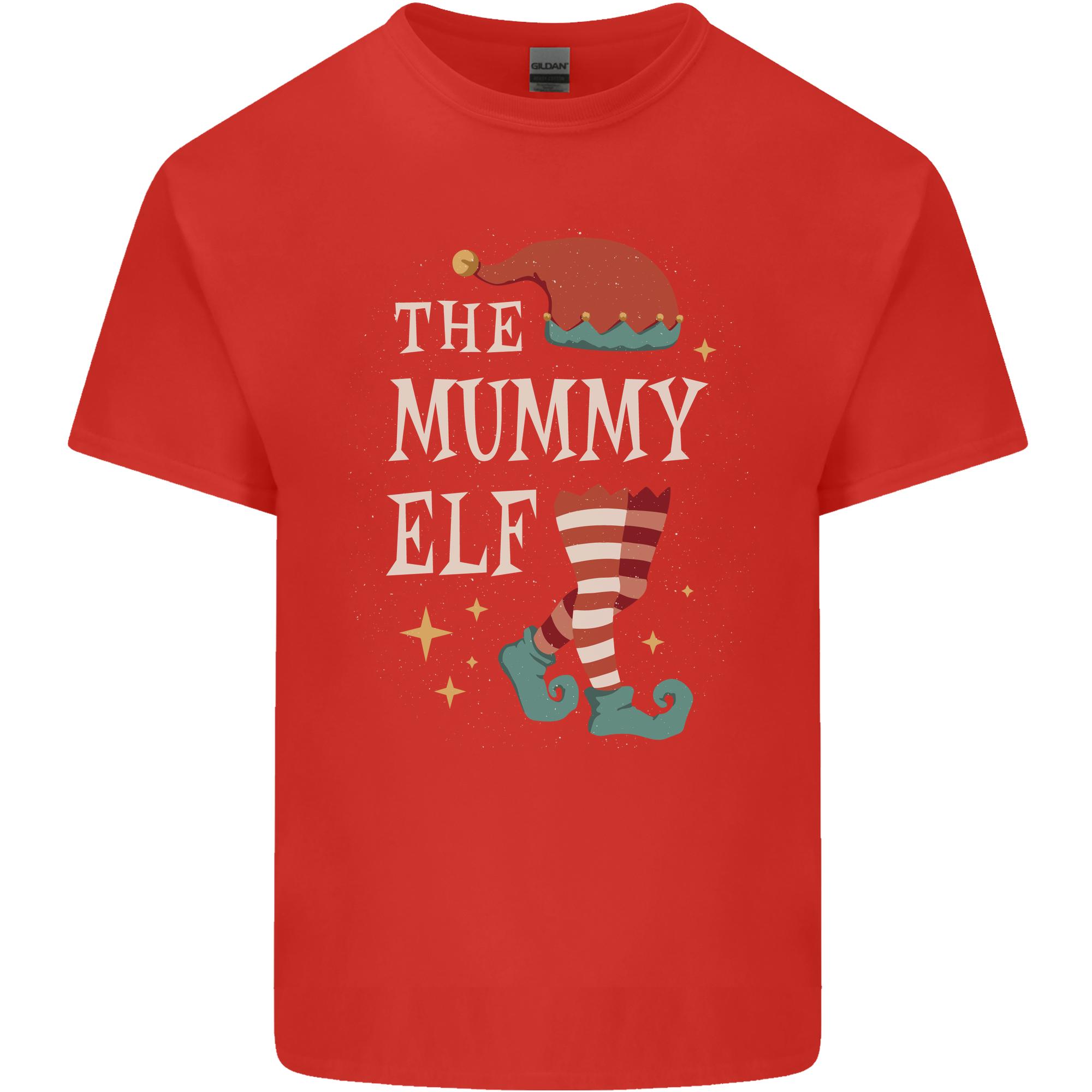 The Mummy Elf Funny Christmas Xmas Unisexs Light Cotton TShirt S