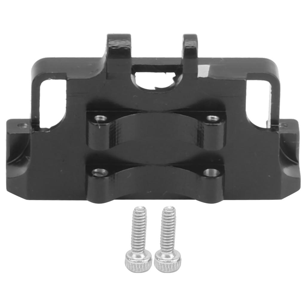 Aluminium Steering Gear Fixed Mount Servo Mount Bracket for Axial SCX24 90081 1 24 RC CarBlack