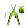1Pc Stainless Steel Branch Pruning Shears Garden Orchard Plant Flower Fruit Tree Branch Grafting Scissors Straight and Bend Head