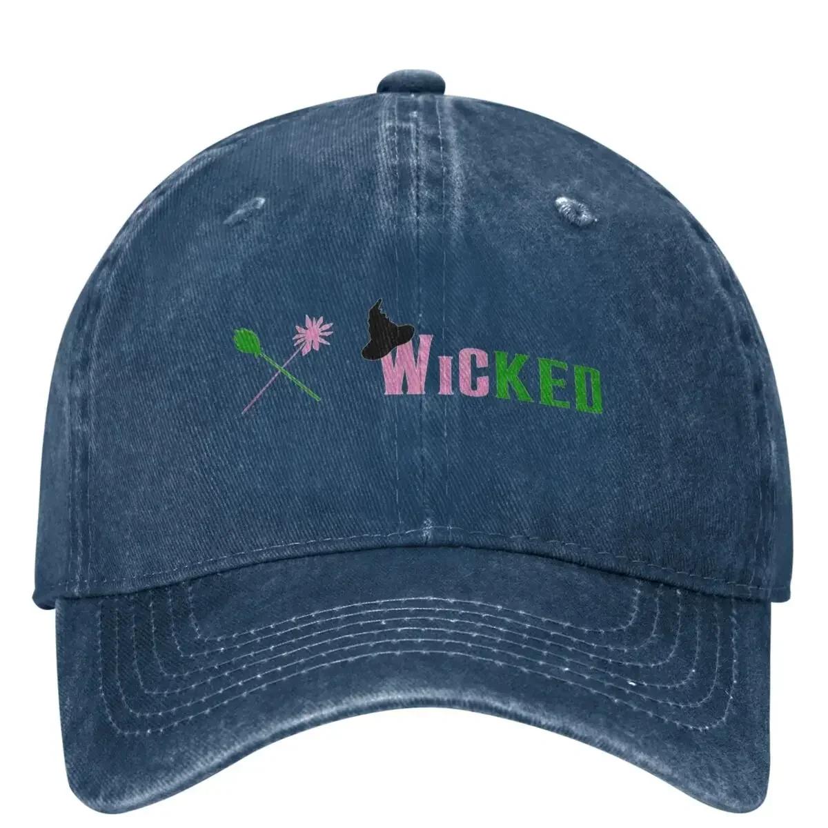 

Wicked Movie Denim Baseball Cap Outdoor Sun Trucker Dad Hat Summer Unisex Teens y2k Cool Sunshade Baseball Caps One Size