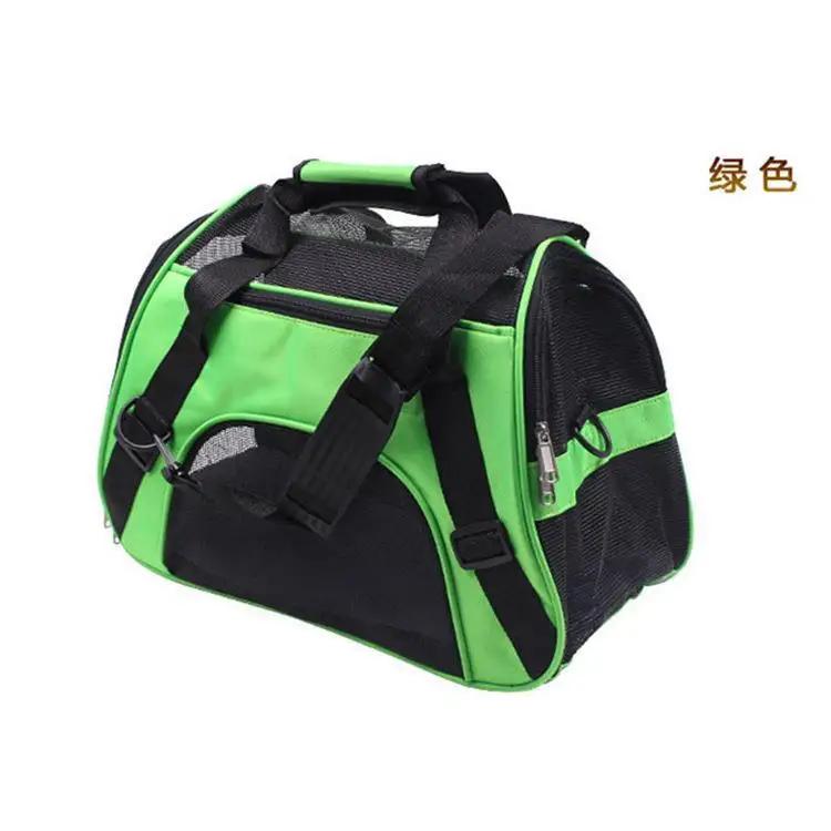 Soft-Sided Carriers Portable Pet Bag Soft Pink Dog Carrier Bags Blue Cat Carrier Outgoing Travel Breathable Pets Handbag