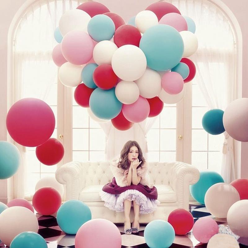 36/" Romantic Latex Matte Balloons Giant Birthday Wedding Party Celebration Decor