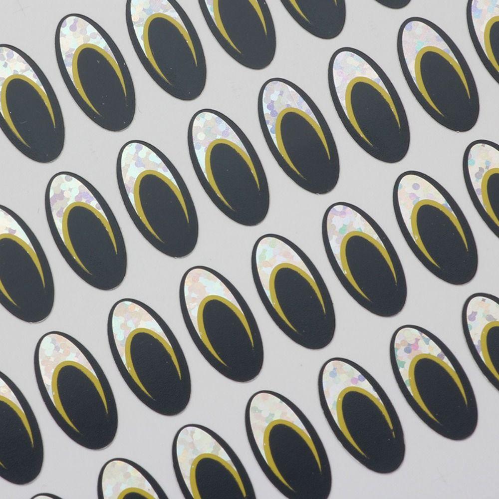 Realistic Simulation Fisheye Holographic Fake Bait Sticker Fishing Lure Eyes  Fly Tying
