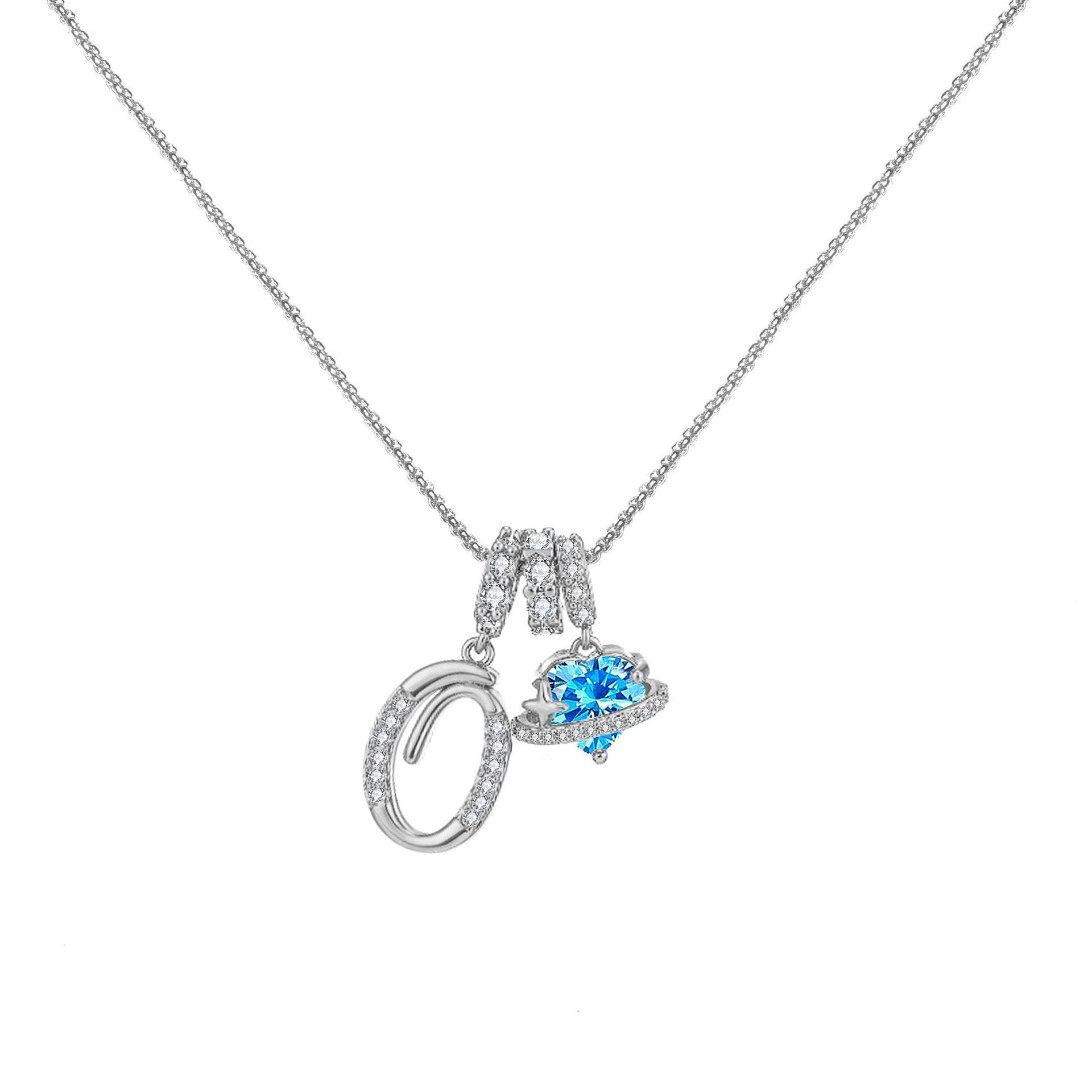 

Dopamine 26-Letter Alphabet Necklace - Luxurious Niche Jewelry for Girls Copper