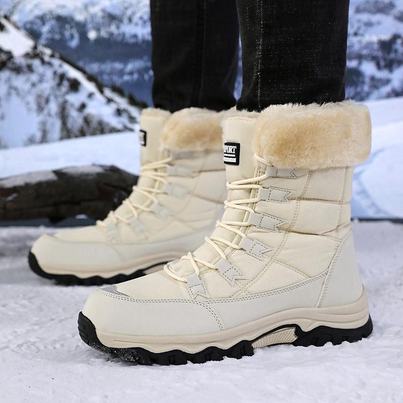 Winter Women's High-top Non-slip Waterproof Wear-resistant Snow Boots Korean Winter Boots
