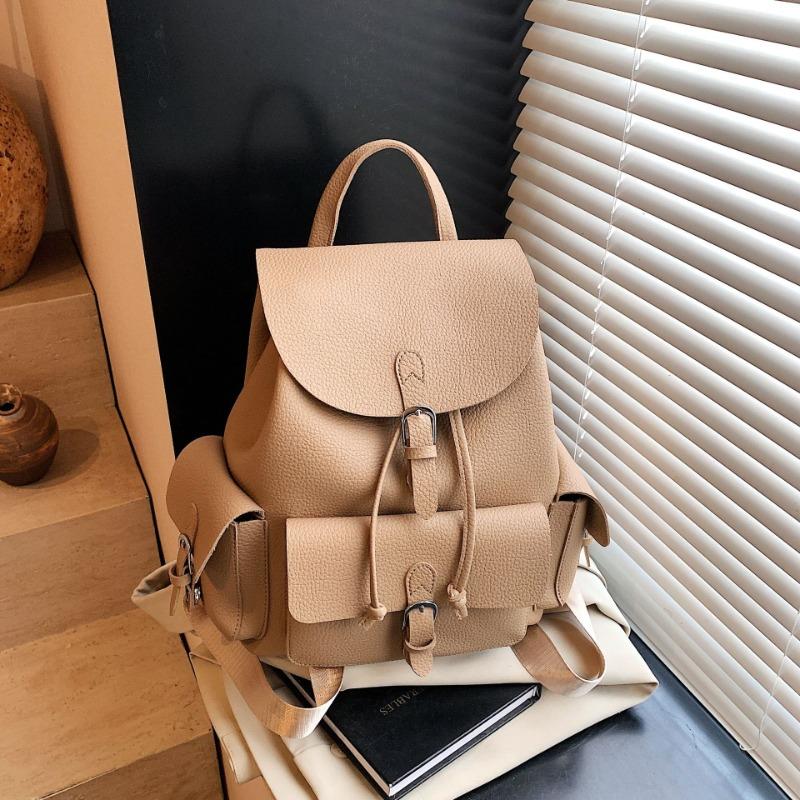 Stylish and simple backpack bag New niche portable backpack Student class commuter schoolbag