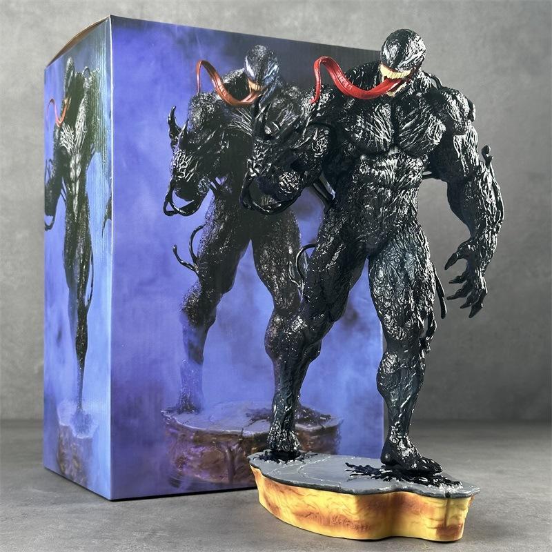 

Hot 30cm Marvel Character Venom Pvc Action Figures Gk Statue Model Trendy Toys Desktop Ornament Boys Surprise Gifts Collectible