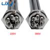 LJXH 304 Stainless Steel 220V/380V DN32(41mm) Tubular Water Heating Element 3KW/4.5KW/6KW/9KW/12KW