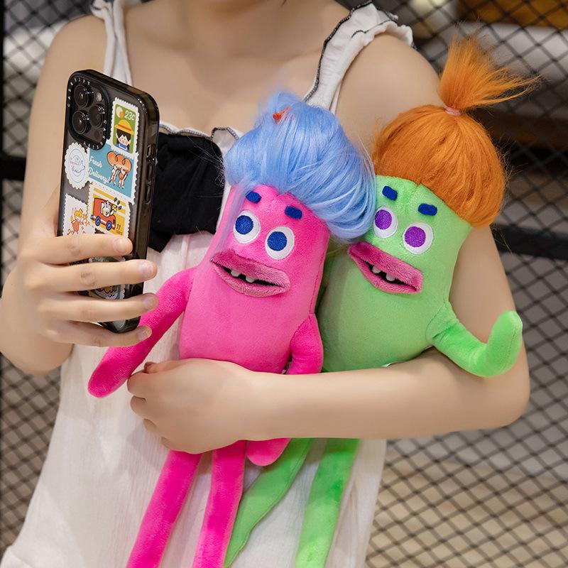 Family Dolls with Nameless Funny Sausages Ins Game Plush Dolls Ugly Cute Toys