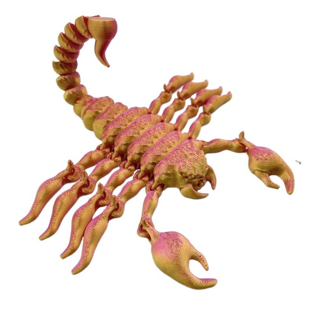 Articulated 3D Printed Scorpion Realistic Decorative Scorpion Figures  Landscaping Decoration