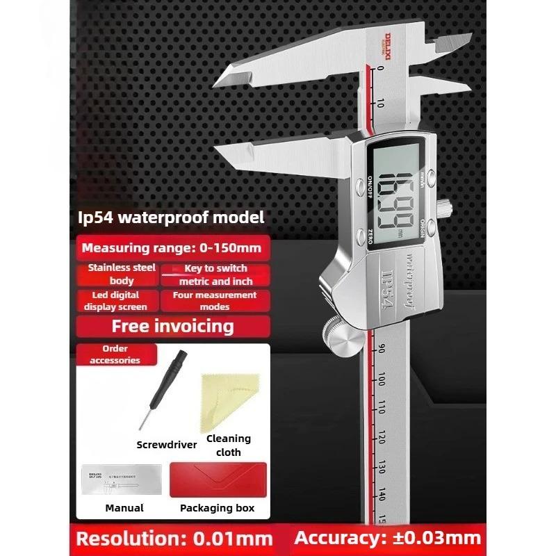 

300MM Vernier Caliper Professional Industrial Measuring Tool Waterproof Portable Digital Vernier Caliper Electronic Gauging Tool