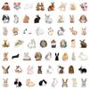 New Animal Series: Cute Rabbit Stickers for Suitcases, Stationery, and Water Cups (55-110 Sheets)
