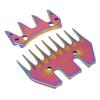 Sheep Shears Blades Replacement 9 Tooth Straight Teeth for Alpacas Clippers Electric Wool Cutters