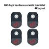 4Pcs For Bambu Ams Guard Durable Ceramic Inlet Ring Protector 3D Printer Parts For Bambu A1/P1/X1/H2D/Ams