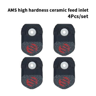 4 ks Pro Bambu Ams Guard Odolný Keramický Vstupní Kroužek Chránič Díly 3D Tiskárny Pro Bambu A1/P1/X1/H2D/Ams