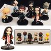 Handcrafted Cute Demon Slayer Q Doll Model Car Collectibles For Desktop Decor