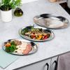 3x Steel Serving Tray, Platter, Dish Platter, Snack Platter
