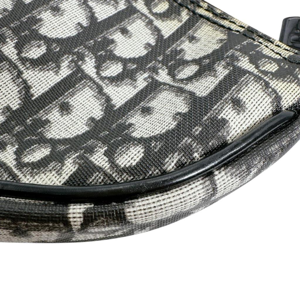 Dior Accessory pouch Saddle pouch Handbag PVC black Women Used