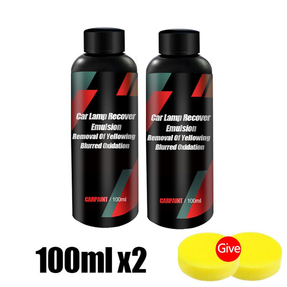 Car Paint Care Refurbish Agent Car Headlight Restoration Polishing Kits Headlamp Repair Kits Car Light Polisher Cleaning Paste