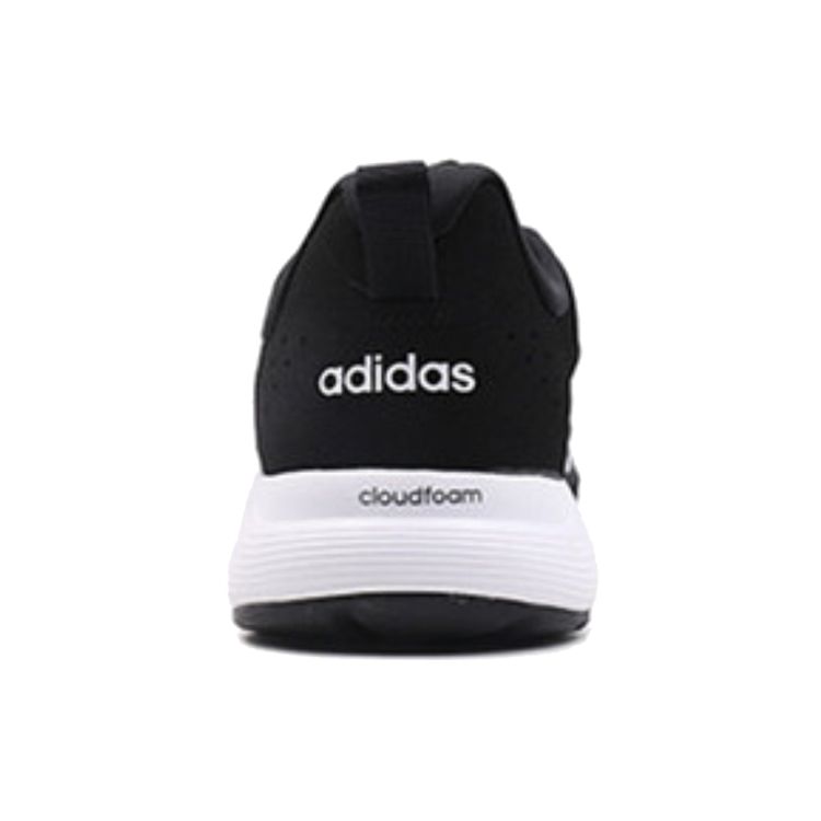 adidas Fluidcloud Neutral Trendy Versatile Shock Absorbing Non-Slip Durable Lightweight Low-Top Running Shoes Men Sneakers Black White CG3820