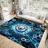 Manchester City Design Crystal Velvet Carpet Cozy Non?Slip Printed Rug For Bedroom Living Room Entrance