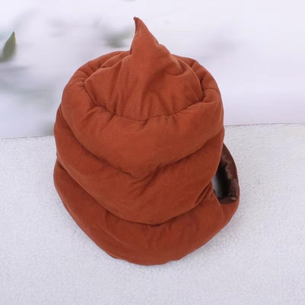 Warm Cap Poop Hat Poop Shape Plush Poop Hat Gag Gift Funny Poop Hat  Cosplay