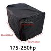 420D 6-225HP Yacht Full Outboard Motor Engine 210D 15-250HP Half Boat Cover Anti UV Dustproof Engine Protection Waterproof Marin