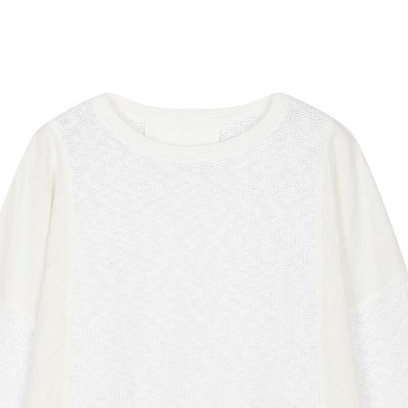 LESS 2026 Spring Round Neck Pullover Knit Sweater