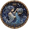 Entry-level 12 Constellation  Painting Kit Round Beads DIY Craft Set  Adults