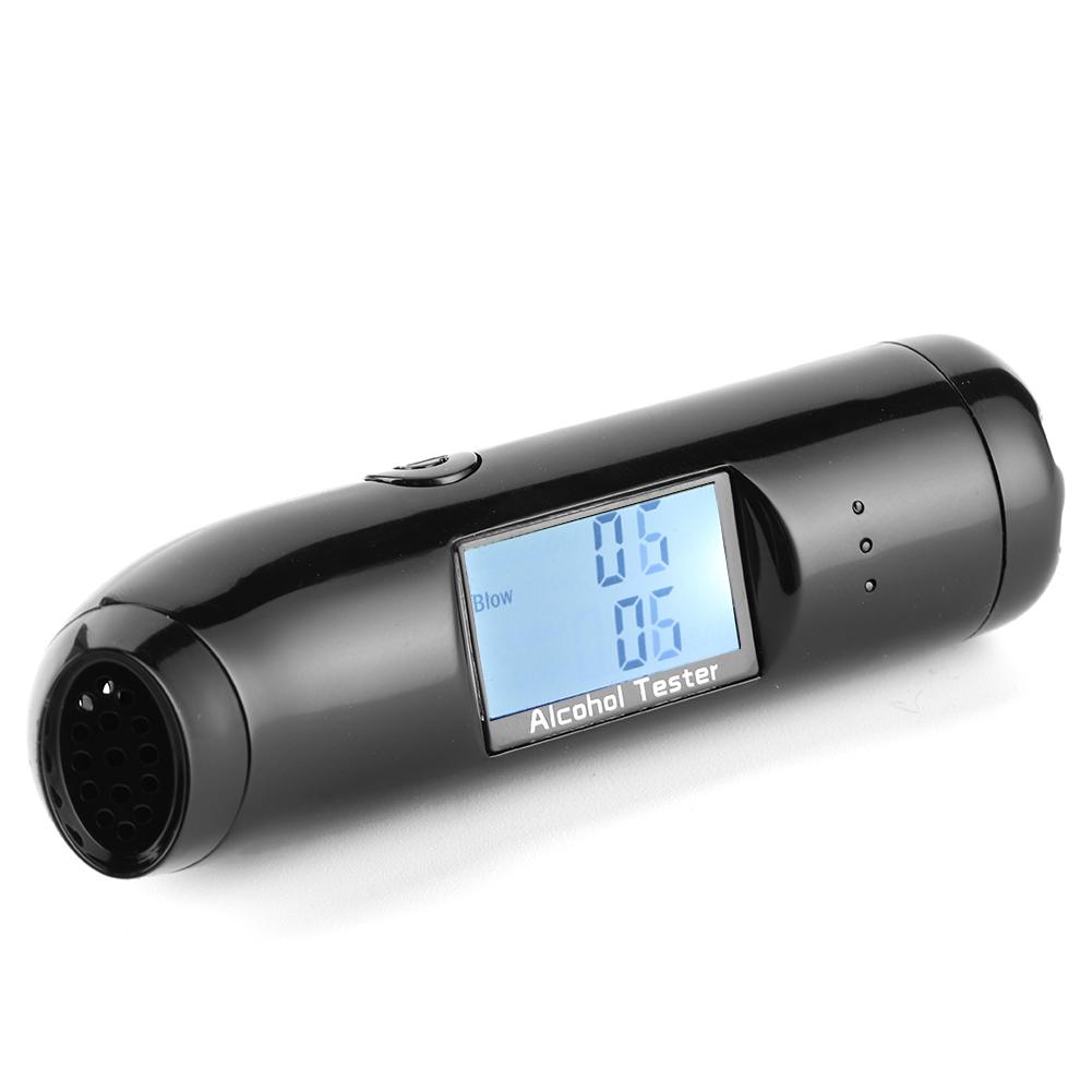 Digital Breath Wine Tester LCD Display Drunk Driving Analyzer Car Breathalyzer Detector