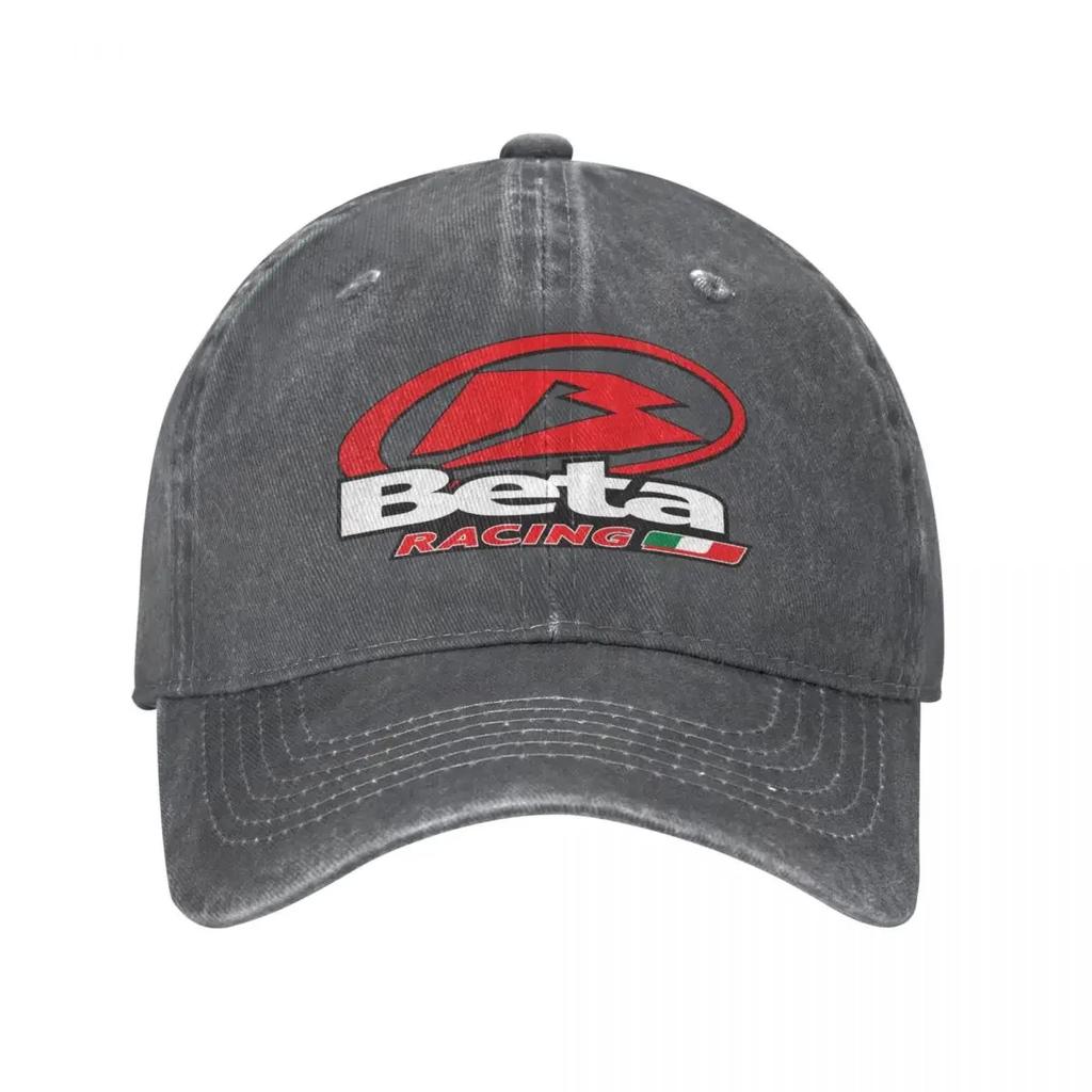 Vintage Beta Racing Baseballkappe Unisex Distressed Denim Snapback Hut Moto Motocross Outdoor Alle Jahreszeiten Reise Geschenk Hüte Kappe