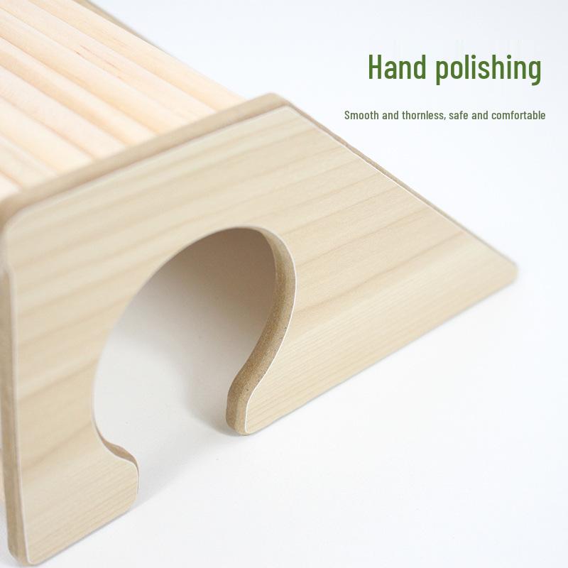 Golden Hamster Climbing Ladder & Bridge: Boredom-Busting Landscaping Toy & Decor