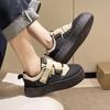 Fashion Black Athletic Women's Shoes Sports High On Platform Female Footwear 2024 Sneakers New In Comfortable and Elegant Fashion Urban
