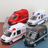 Hračka zotrvačnosť Autíčko Hračka malého chlapčeka Model auta hasičskej sanitky