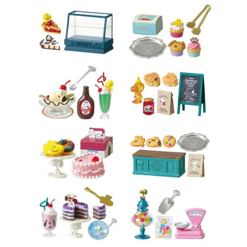 Re-Ment Peanuts Snoopy American Sweets Shop 1 Box Approx. 120 x 145 x 205mm Synthetic Resin