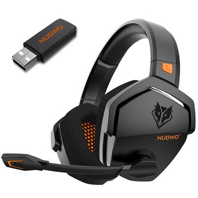 NUBWO G06 2,4 GHz kabelloses Gaming-Headset, 3-in-1 Gamer-Kopfhörer kabellos für Playstation-Konsole, Bluetooth-Modus für Switch, kabelgebundener Modus für Controller