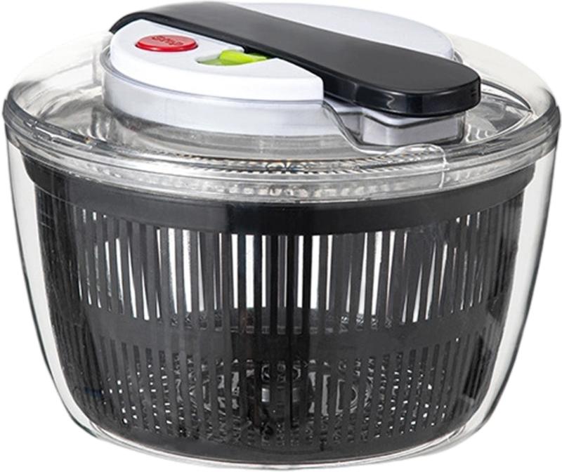 

Multifunctional Vegetable Washer with Lid Portable Salad Lettuce Leaf Dryer Mixer Dehydrator Fruit Drainage Tool чёрный