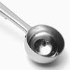 1PC 2in1 Stainless Steel Coffee Spoon Sealing Clip Silver Kitchen Accessories Espresso Receiver Bowl Decoration Coffee Maker
