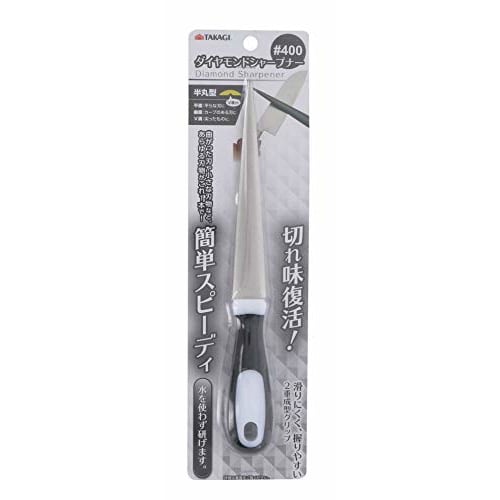 Takagi Diamond Sharpener #400 Kitchen Knives, Cutlery, Tool Shears, Gardening Shears, Sickles Quickly Restores Sharpness Can Be Used On Curved Blades