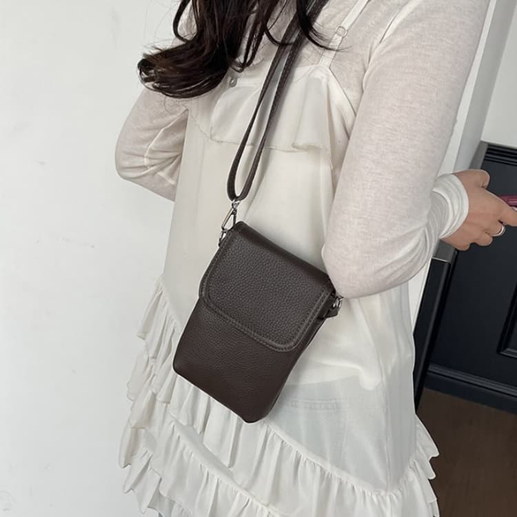 Lychee pattern mini mobile phone bag female messenger bag