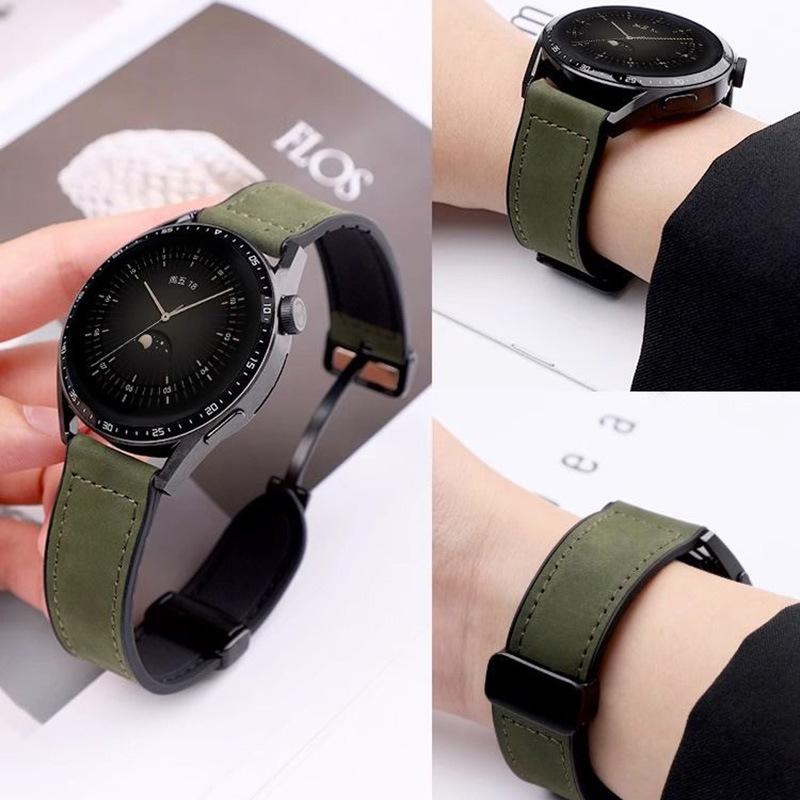 Leather Silicone Strap For CMF Watch Pro 2 Band Wristband Magnetic Buckle Bracelet For CMF by Nothing Watch Pro 2 Watchband Belt