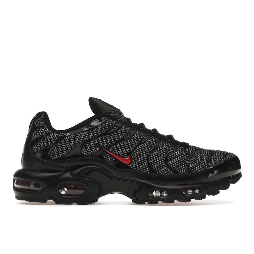 Nike Air Max Plus Bred Metal Mesh Men Sneakers Black University-Red DO6383-001
