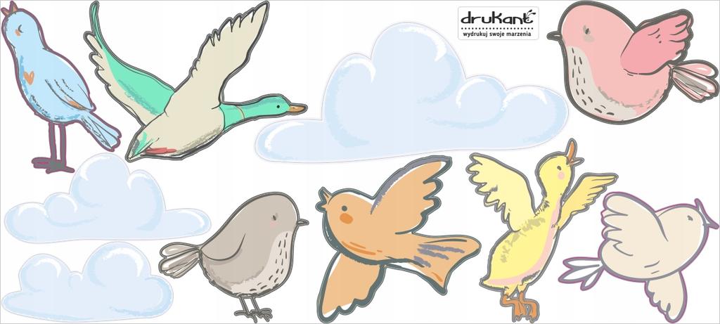 Decorative Stickers for Children - Birds