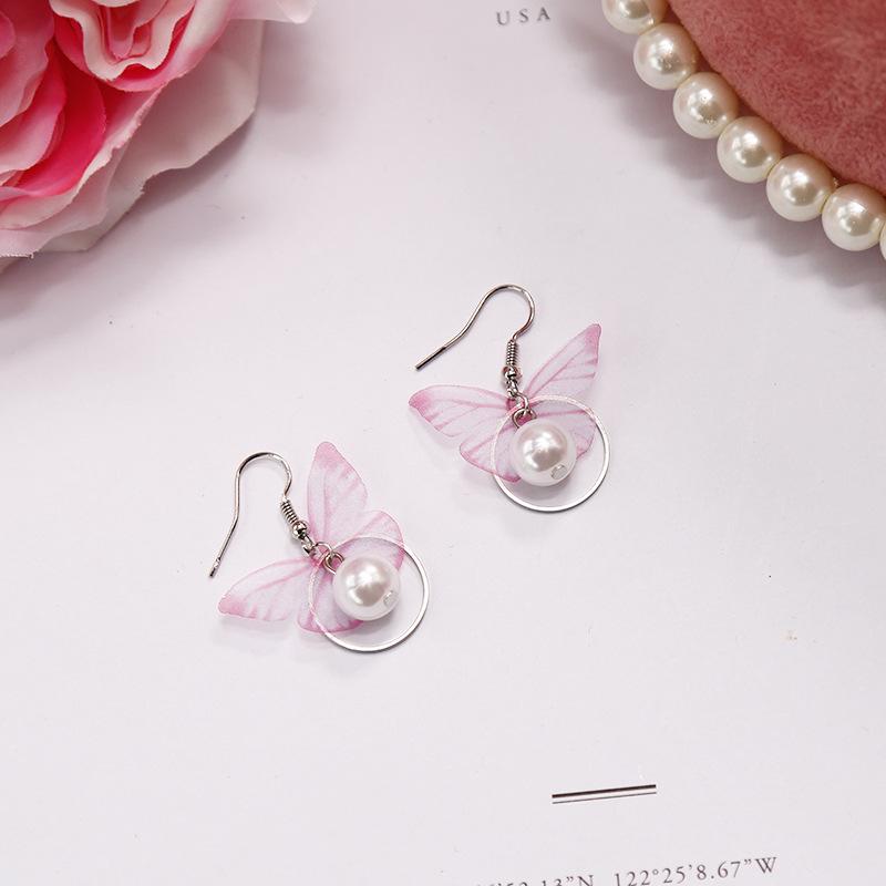 Buy Pink Is a Collection of Lovely Girl Heart Geometry Opal Ear Sweet ...