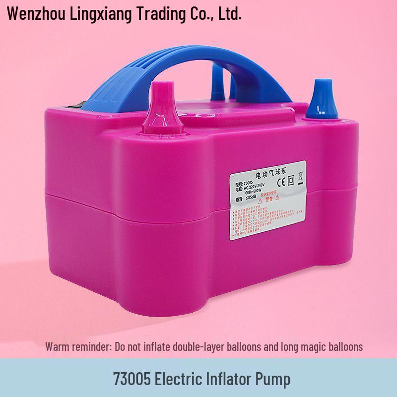 Portable Double-hole Electric Balloon Air Pump Machine