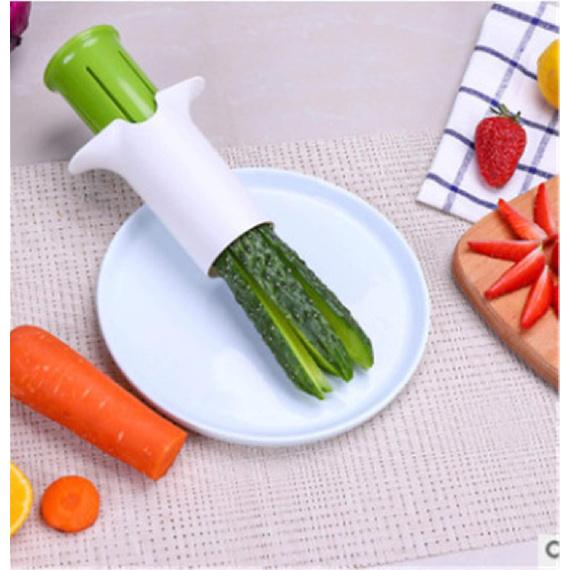 Cucumber Strawberry Grape Slicer, Carrot Potato Cutter, Creative Kitchen Tools, Multi-Function Fruit And Vegetable Slicer, Salad Making Pizza Fruit